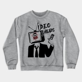 Dueling Decades - Video Heads - Red Crewneck Sweatshirt